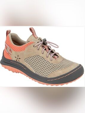 Jambu Water Ready Vegan Eco Lightweight Women's 9 M Taupe 
 Coral Active Sneaker